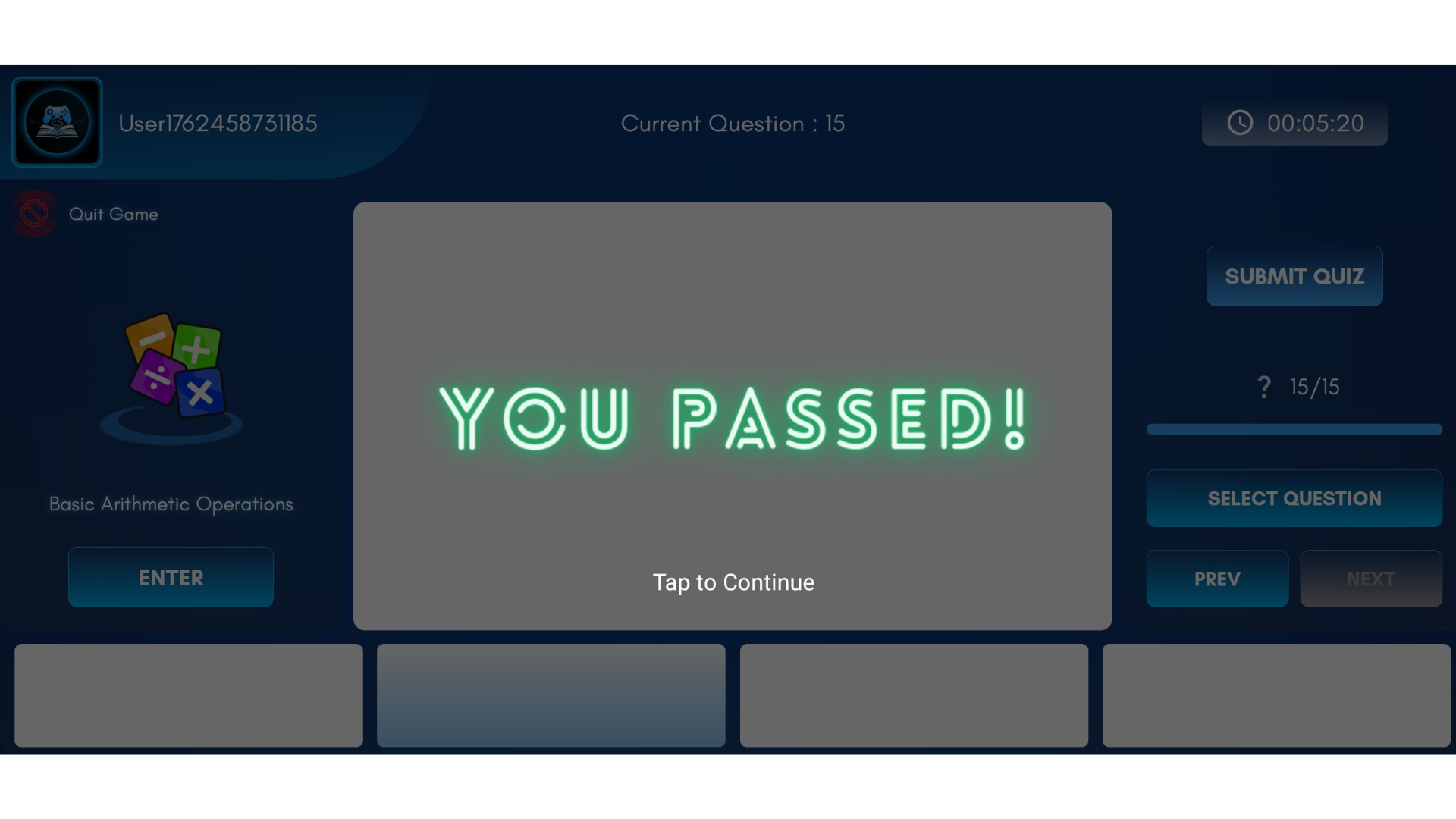 Profile and Rewards screenshot